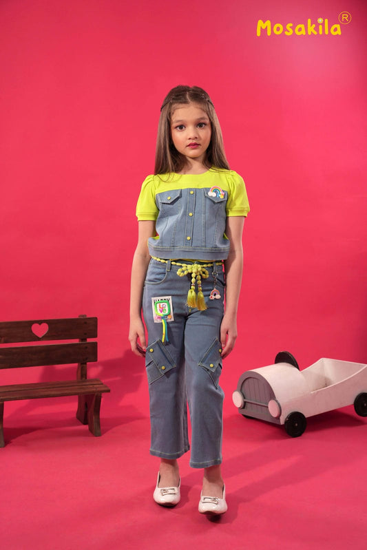 Neon Denim Dream Co-ord