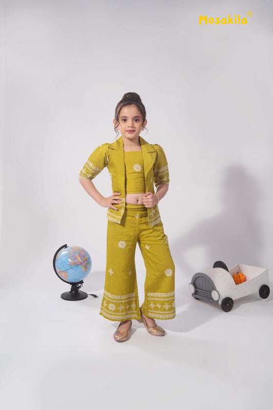 Olive Blossom Co-ord Set