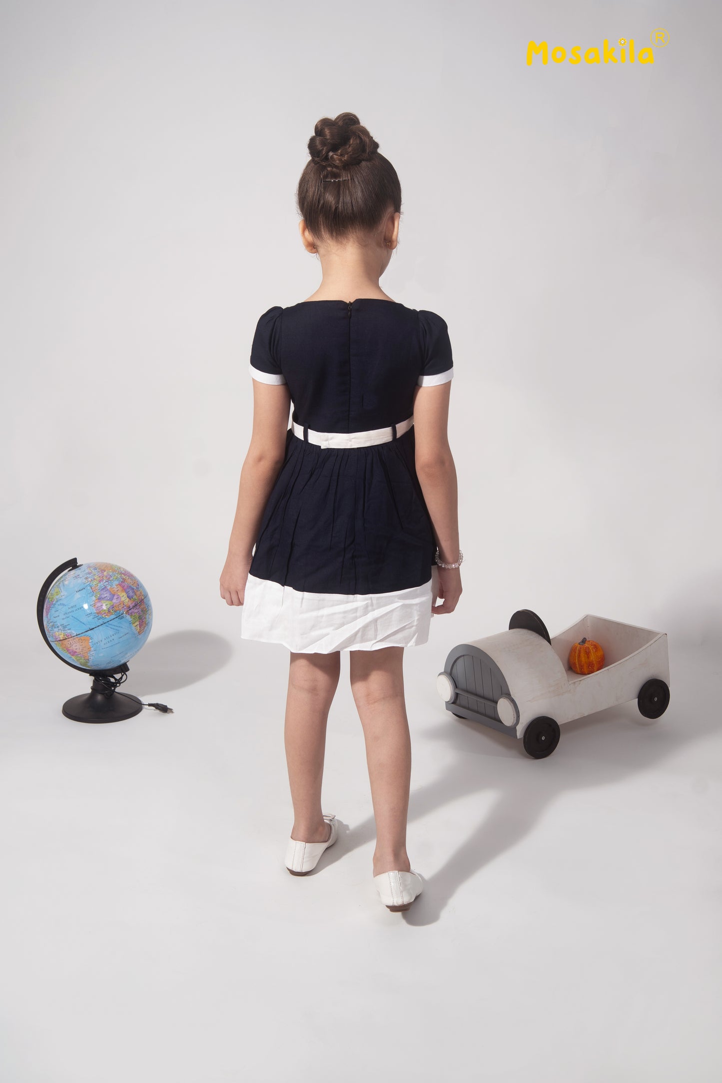 Navy Bow Charm Dress