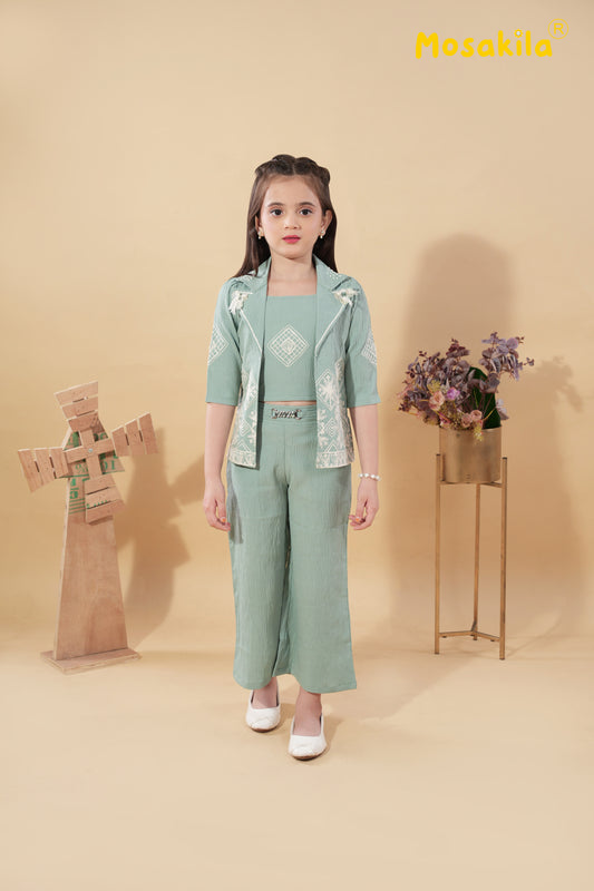 Mint Blossom Co-ord Set