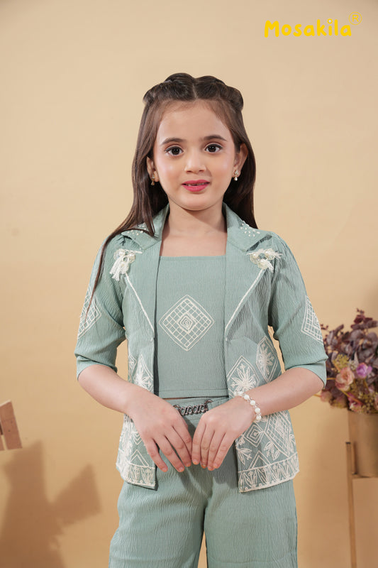 Mint Blossom Co-ord Set