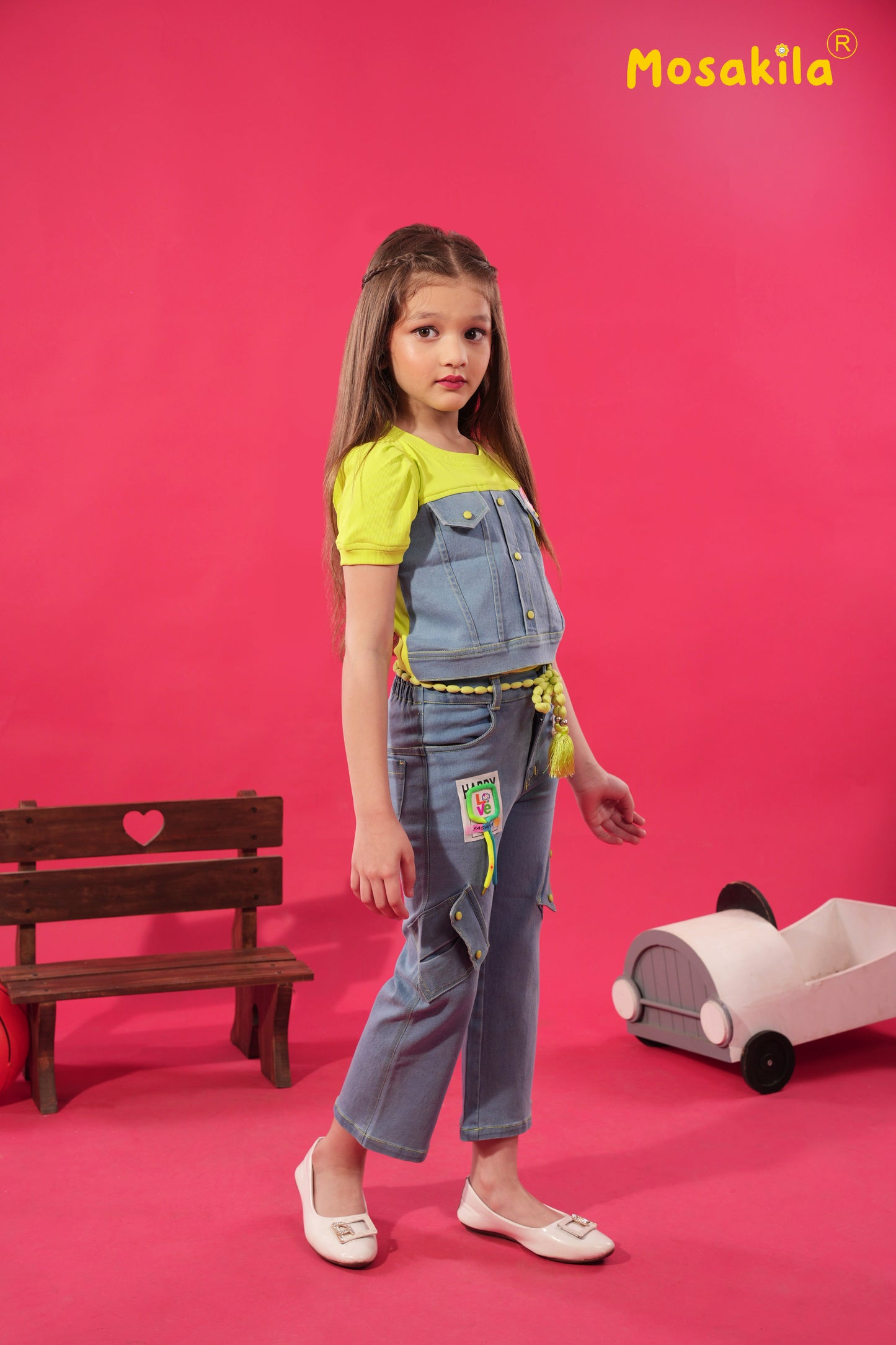 Neon Denim Dream Co-ord