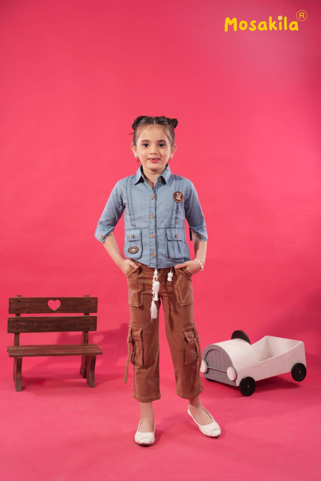 Denim Explorer Cargo Set