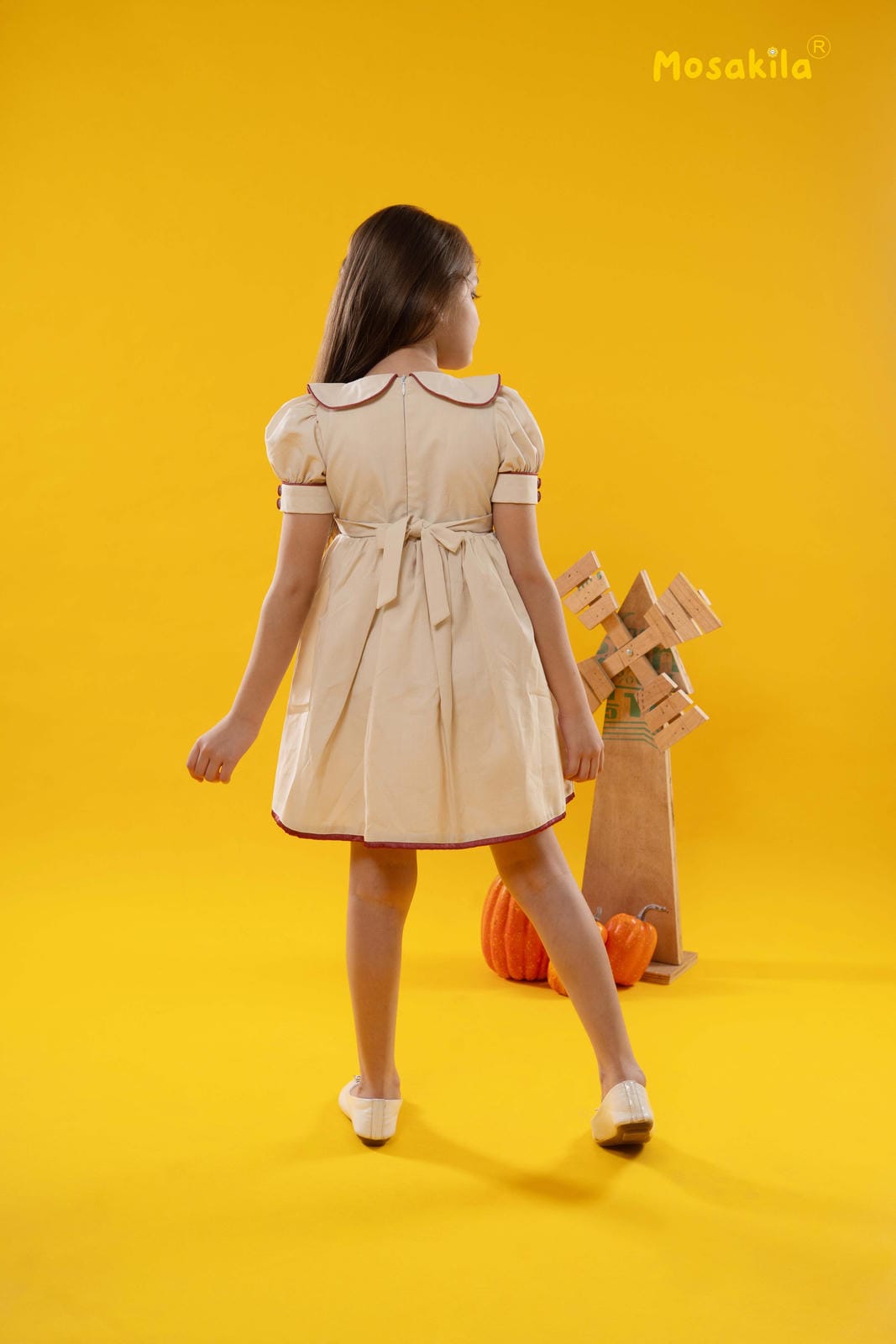 Classic Ivory Bow Dress