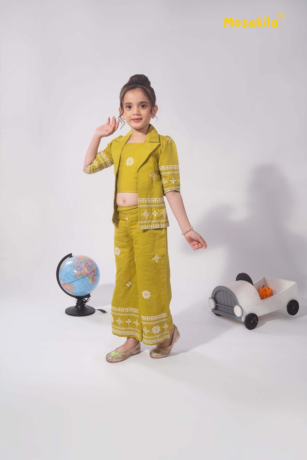 Olive Blossom Co-ord Set