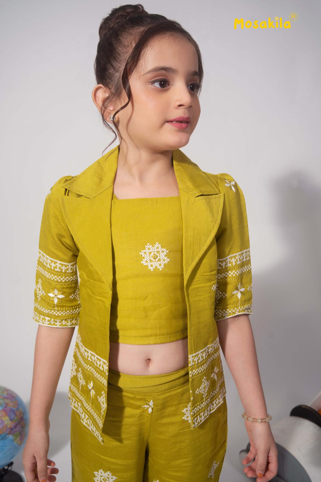 Olive Blossom Co-ord Set