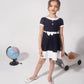 Navy Bow Charm Dress