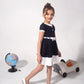 Navy Bow Charm Dress
