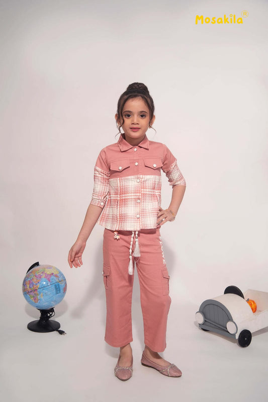 Pinkberry Check Ensemble