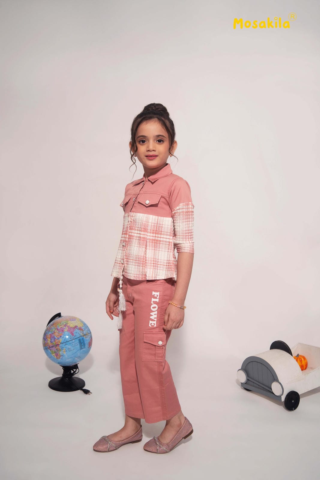 Pinkberry Check Ensemble