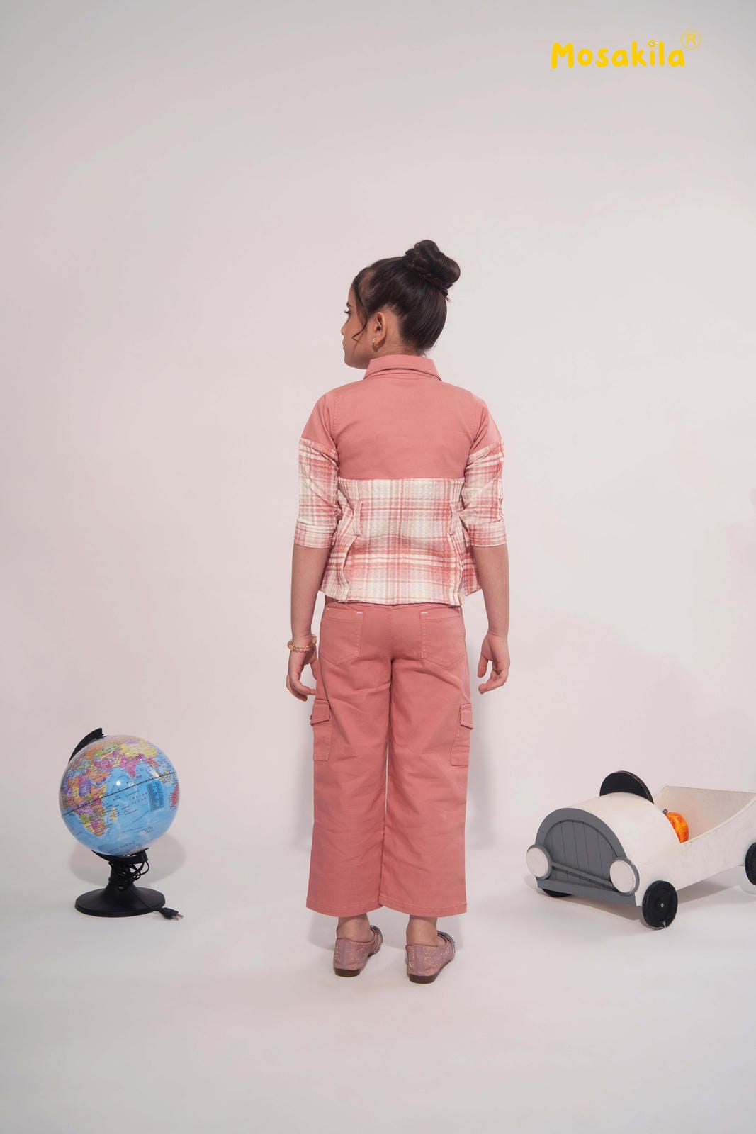 Pinkberry Check Ensemble