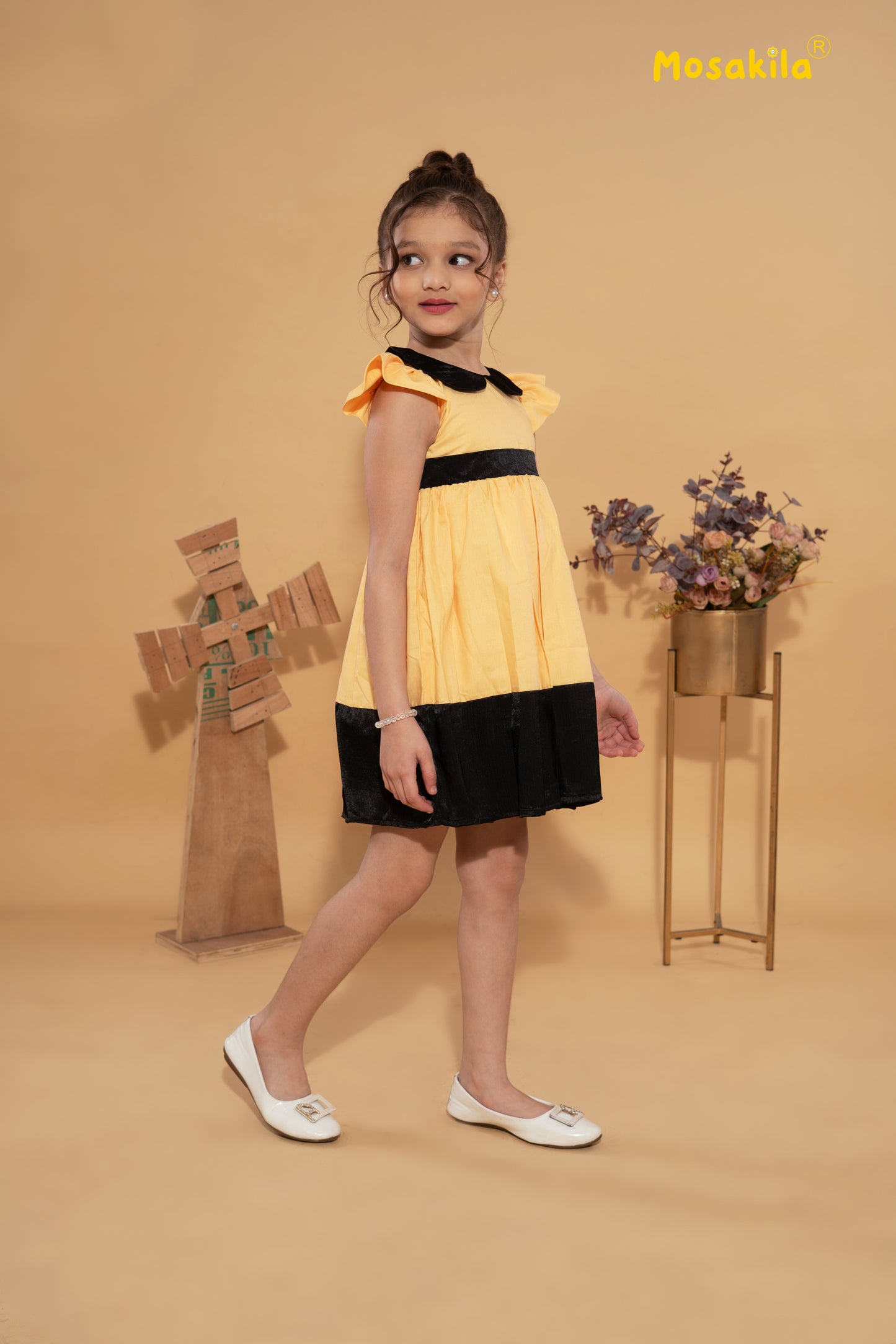 Black & Gold Princess Dress