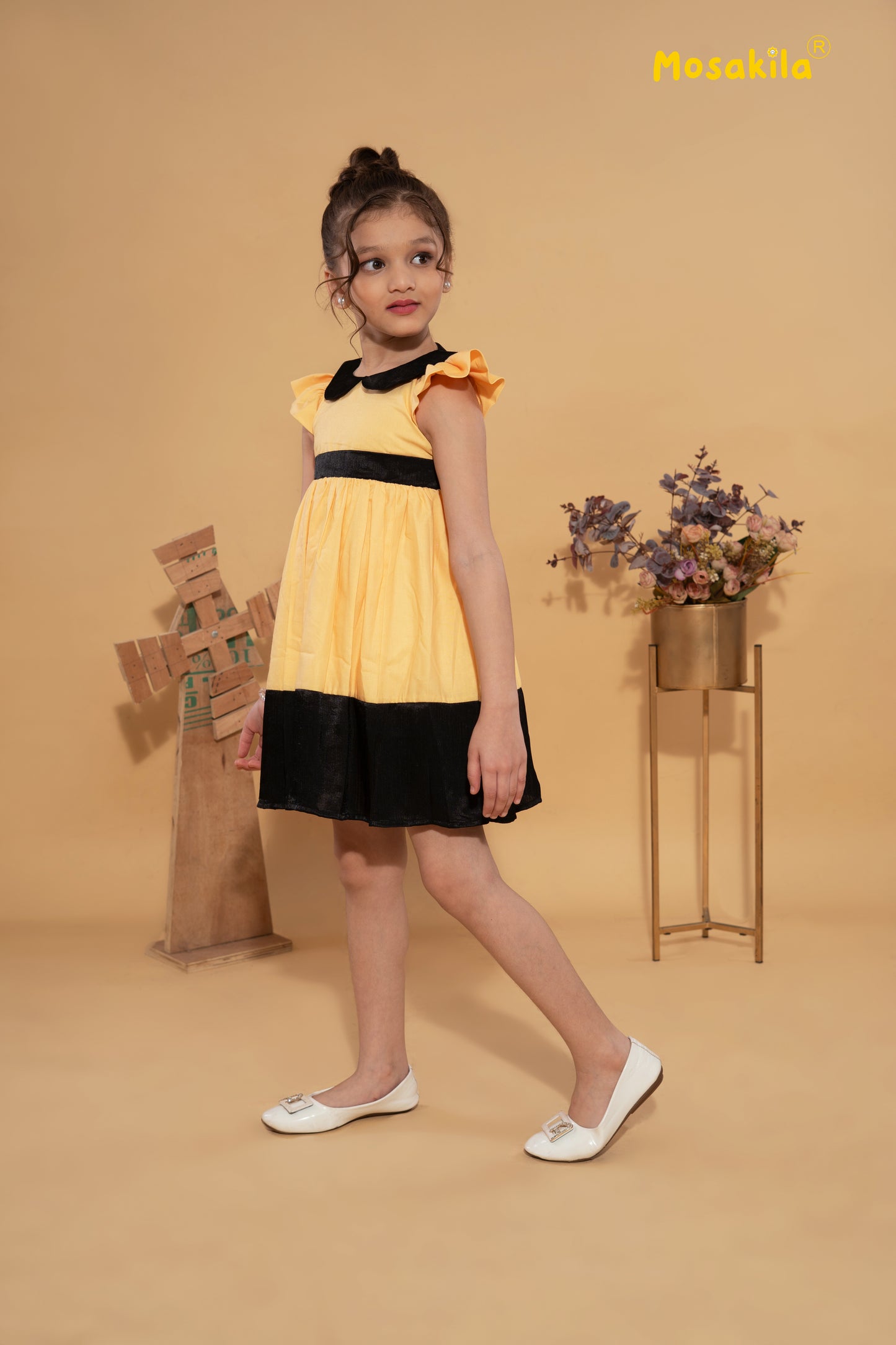 Black & Gold Princess Dress